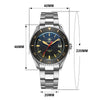 【US Warehouse】ADDIESDIVE Men's Automatic Diving Watch Fashion Mesh Stainless Steel 200M AD2105