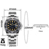 【US Warehouse】ADDIESDIVE Retro Sub Quartz Watch AD2054