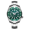 ADDIESDIVE® Sumo Green Professional Dive Watch for Men  (MY-H10) Black/Green/Blue Dial