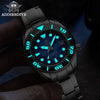 【US Warehouse】ADDIESDIVE 44.5mm Diver Watch for Men Unique Blue Dial 200M (AD2102)