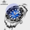 【US Warehouse】ADDIESDIVE 44.5mm Diver Watch for Men Unique Blue Dial 200M (AD2102)