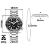 【US Warehouse】ADDIESDIVE Diver 1000M Professional Diving Watch 45MM (MY-H6)