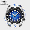 ADDIESDIVE 44.9mm Diver Watch for Men Unique Blue Dial 200M (AD2102)