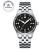 【US Warehouse】ADDIESDIVE®39mm Leather Men's Elegant Automatic Watch Diver 200M (MY-H2)